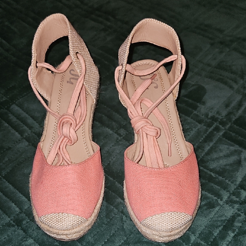 Women's Pink Espadrille Sandals